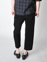 Black corduroy pull on pants