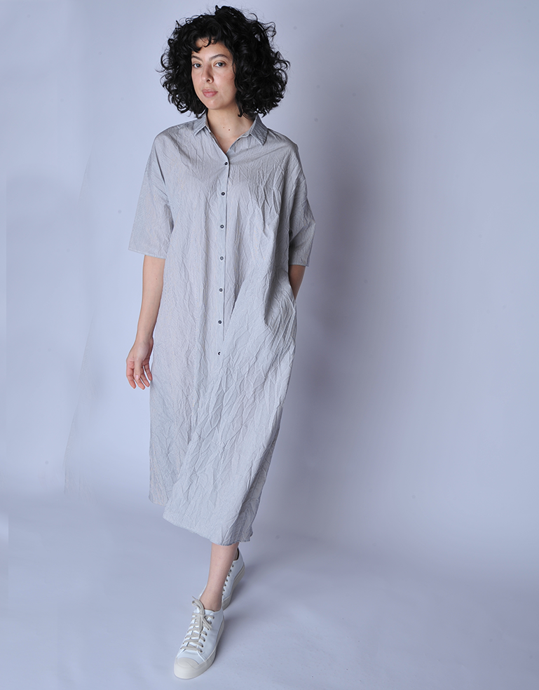 Abyss Striped Shirt Dress - Roztayger