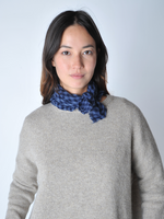 Blue Mini Check Neckerchief