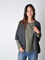 Anthracite Grey Kimono Cardigan