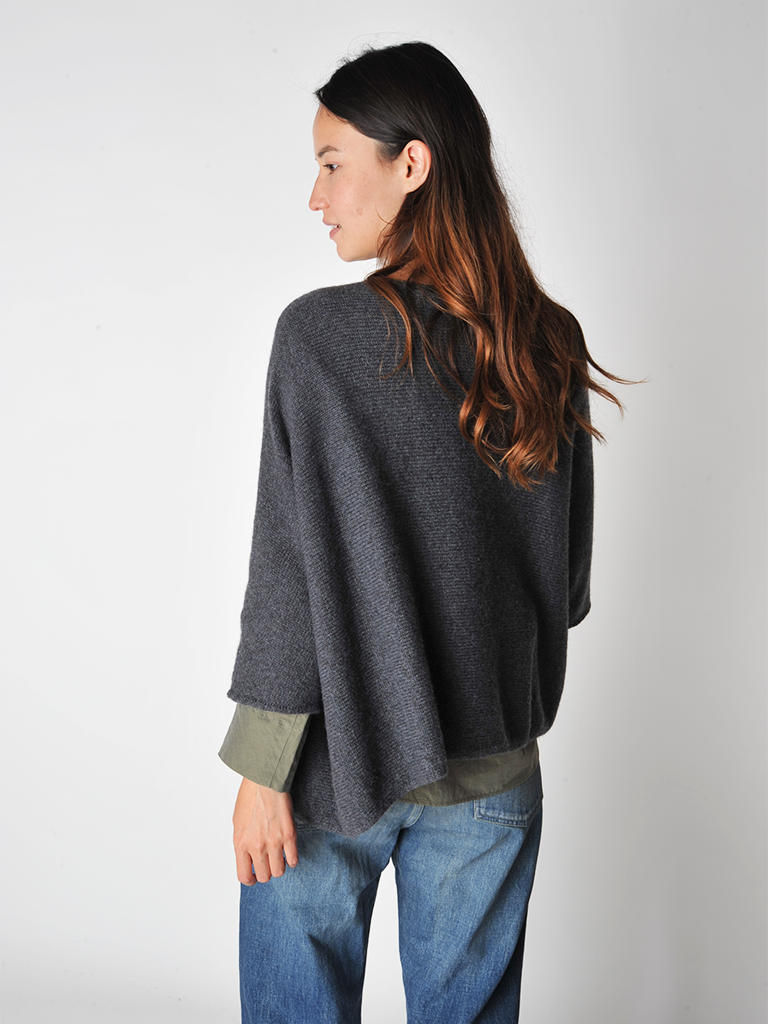 Anthracite Grey Kimono Cardigan