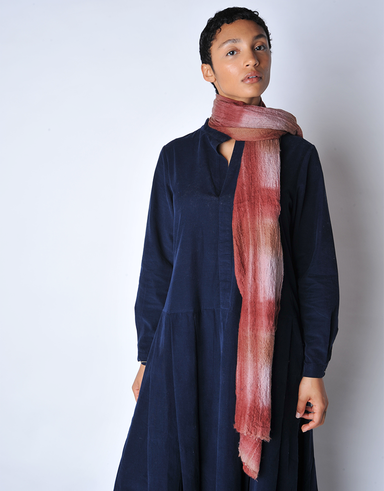 
                  
                    Burnt Carmel Felted Tartan Scarf - Roztayger
                  
                