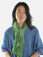 Kelly Green Classic Knit Diamond Cashmere Scarf - Roztayger