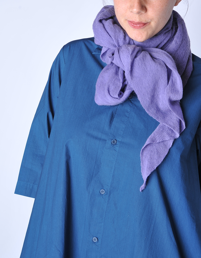 Lilac Diamond Classic Knit Cashmere Scarf - Roztayger