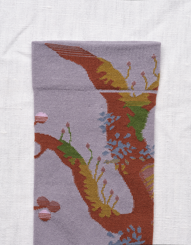 
                  
                    Dusty Lavender Flowering Tree Socks - Roztayger
                  
                
