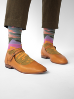 Tumeric Pastel Landcape Socks