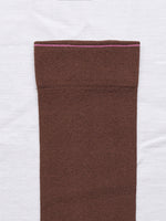 UN178  chocolate brown  socks - Roztayger
