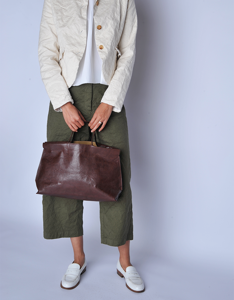 Brown Midi Tote - Roztayger
