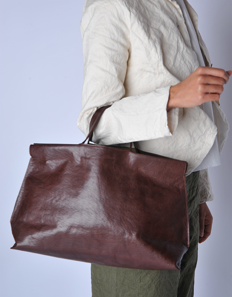 Brown Midi Tote - Roztayger
