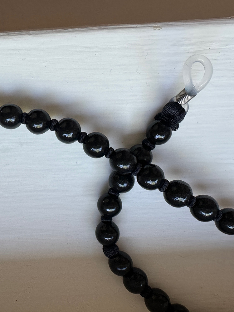 Black Eyeglass Chain - Roztayger