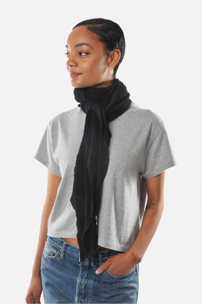 
                  
                    Black Classic Knit  Diamond Cashmere Scarf - Roztayger
                  
                