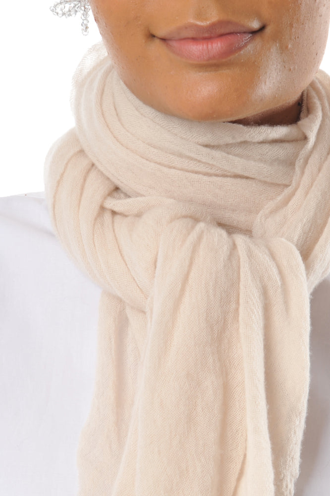 
                  
                    Parchment Classic Knit Diamond Cashmere Scarf - Roztayger
                  
                