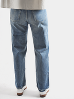 Light Distress Used Ankle Cut selvedge jean - Roztayger