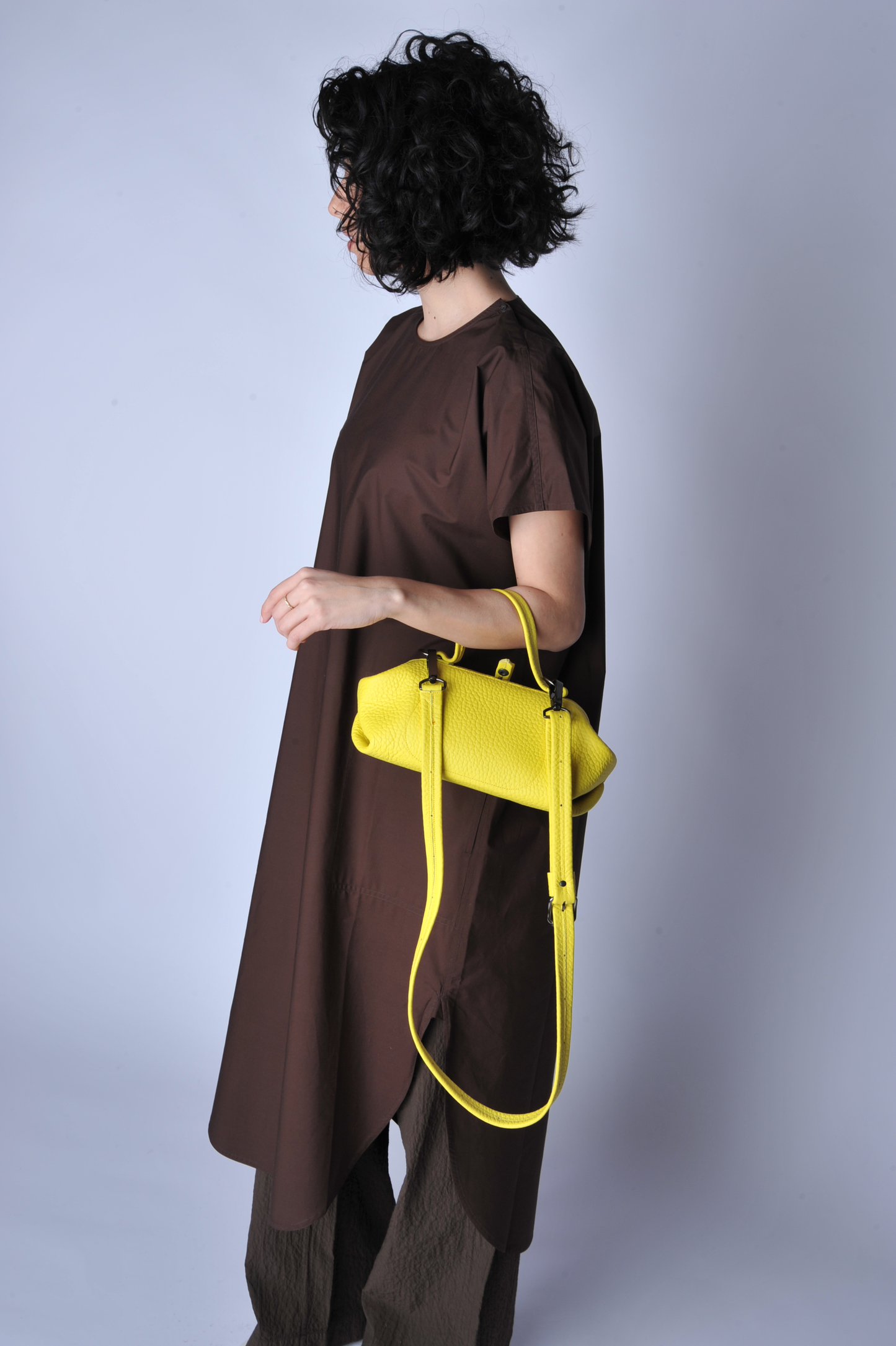 Yellow Sun Bow Bag - Roztayger