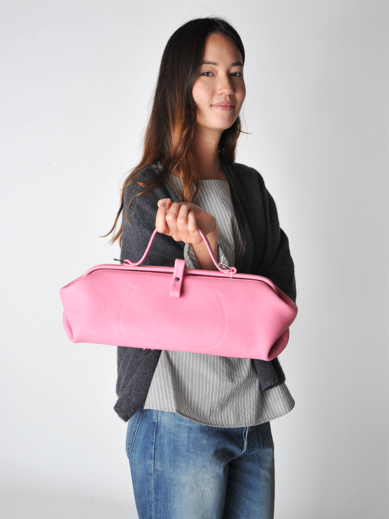 Pink Baguette Bag