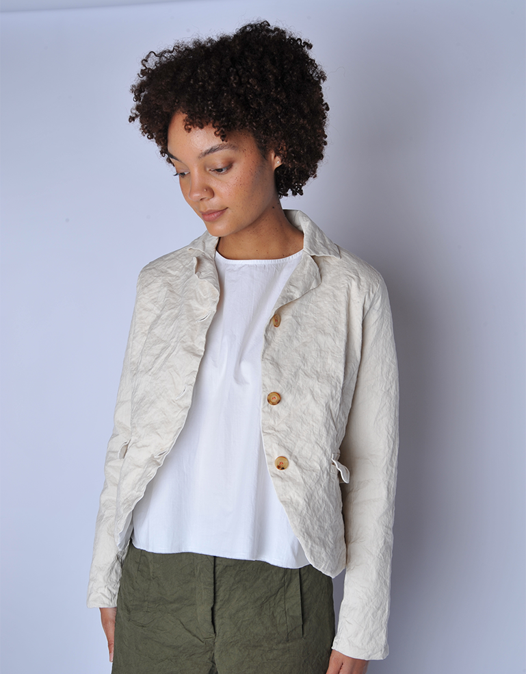 Natural Jacqueline Jacket - Roztayger