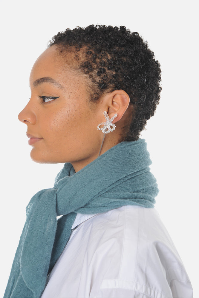 
                  
                    Dusty Teal Diamond Shaped Cashmere Scarf - Roztayger
                  
                