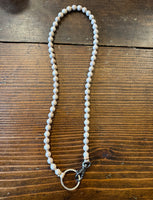 Natural  Long Perlen Keychain - Roztayger