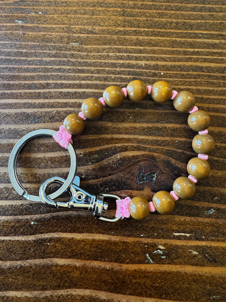 Ina Seifart | Mocha Brown Short Perlen Keychain – Roztayger Ina Seifart | Mocha Brown Short Perlen Keychain – Roztayger
