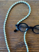 Warm White Brillenkette Eyeglasses Chain - Beaded Eyeglass Chain - Roztayger