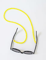 Yellow Combo Brillenkette Eyeglass Chain - Roztayger