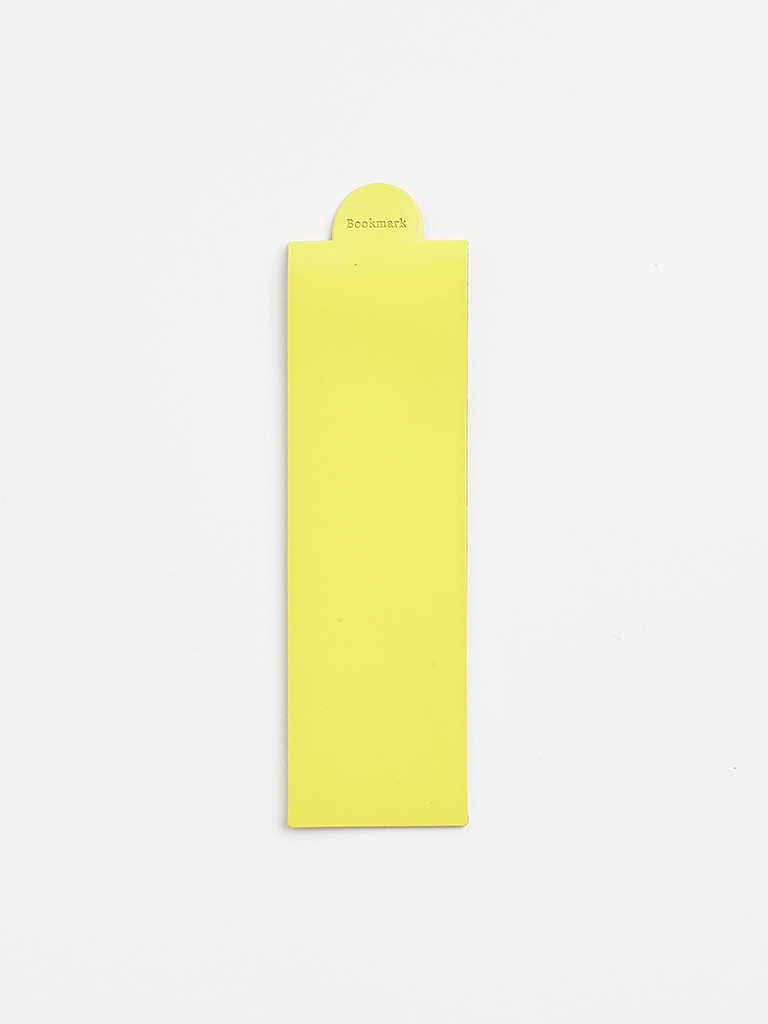 Yellow Leather Bookmark - Roztayger