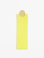 Yellow Leather Bookmark