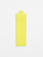 Yellow Leather Bookmark