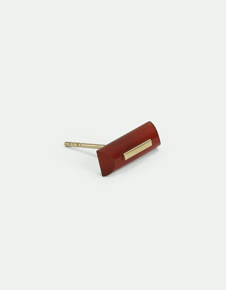 Carnelian Short Stud - Roztayger
