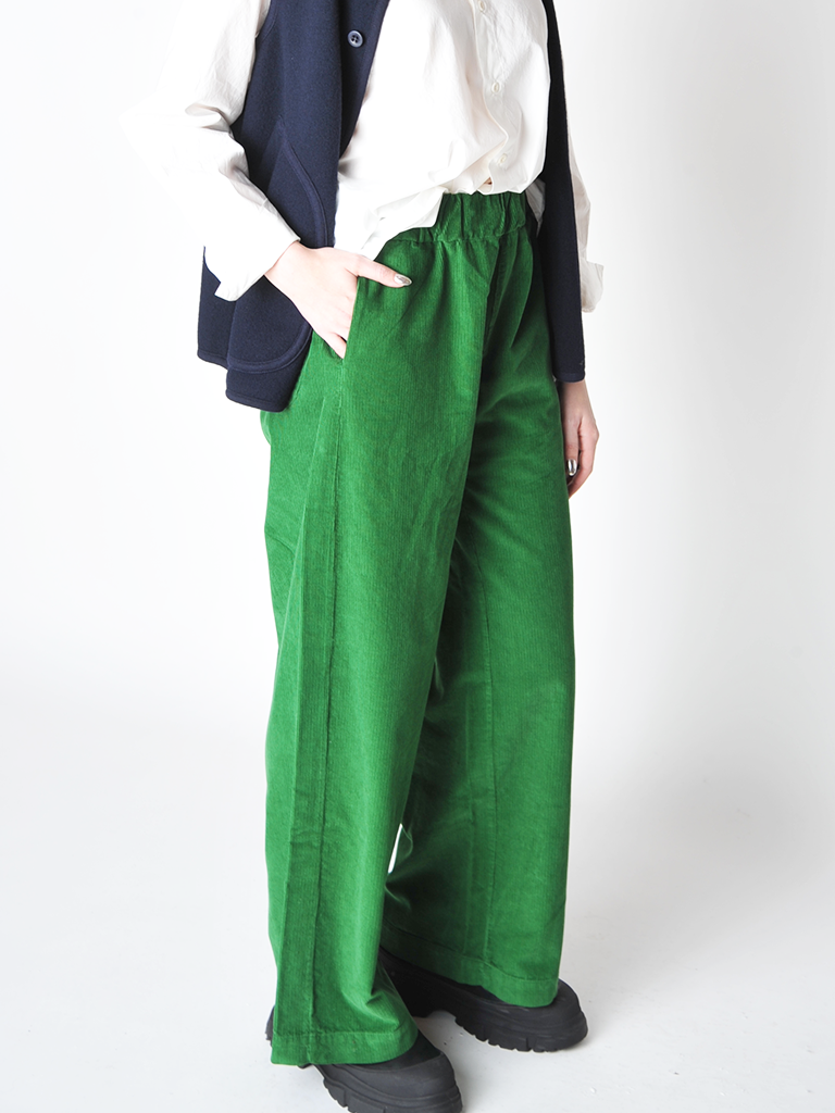 Green Corduroy Diana Pant