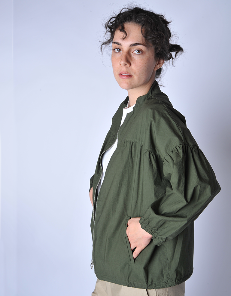 Olive Giacca Farro Jacket - Roztayger