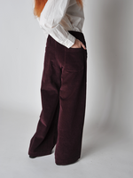 Aubergine Corduroy Diana Pant