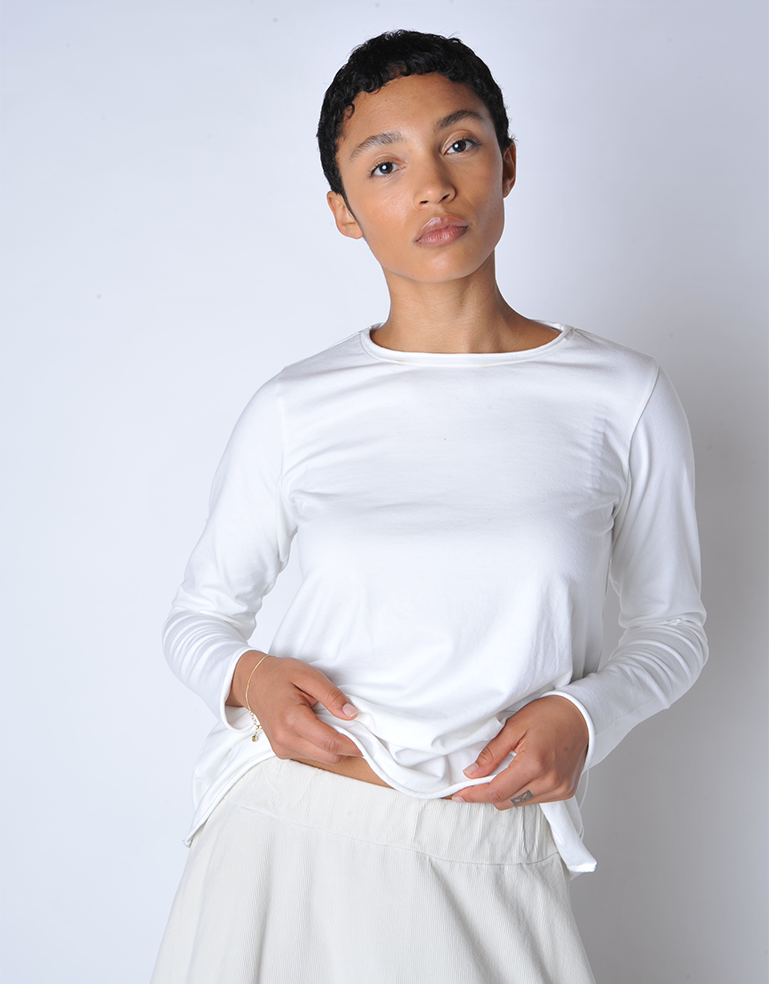 
                  
                    Winter White Gonna Corduroy Skirt - Roztayger
                  
                