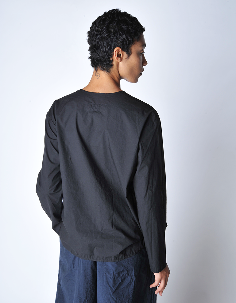 
                  
                    Black Long Sleeve Ruffle Girl Shirt - Roztayger
                  
                