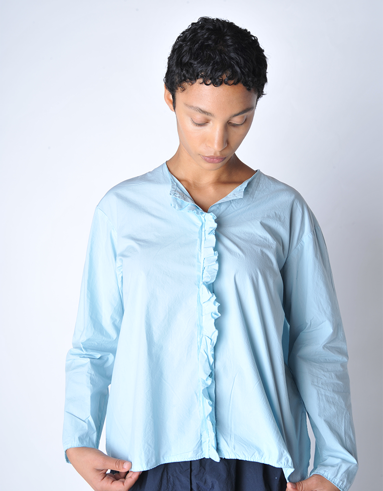
                  
                    Fjord Long Sleeve Ruffle Girl Shirt - Roztayger
                  
                