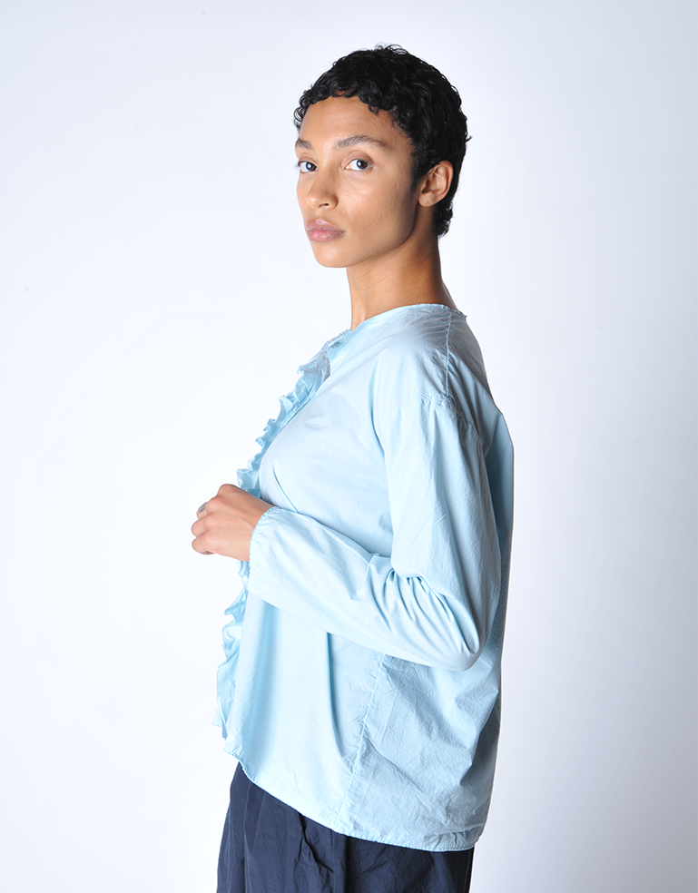 
                  
                    Fjord Long Sleeve Ruffle Girl Shirt - Roztayger
                  
                