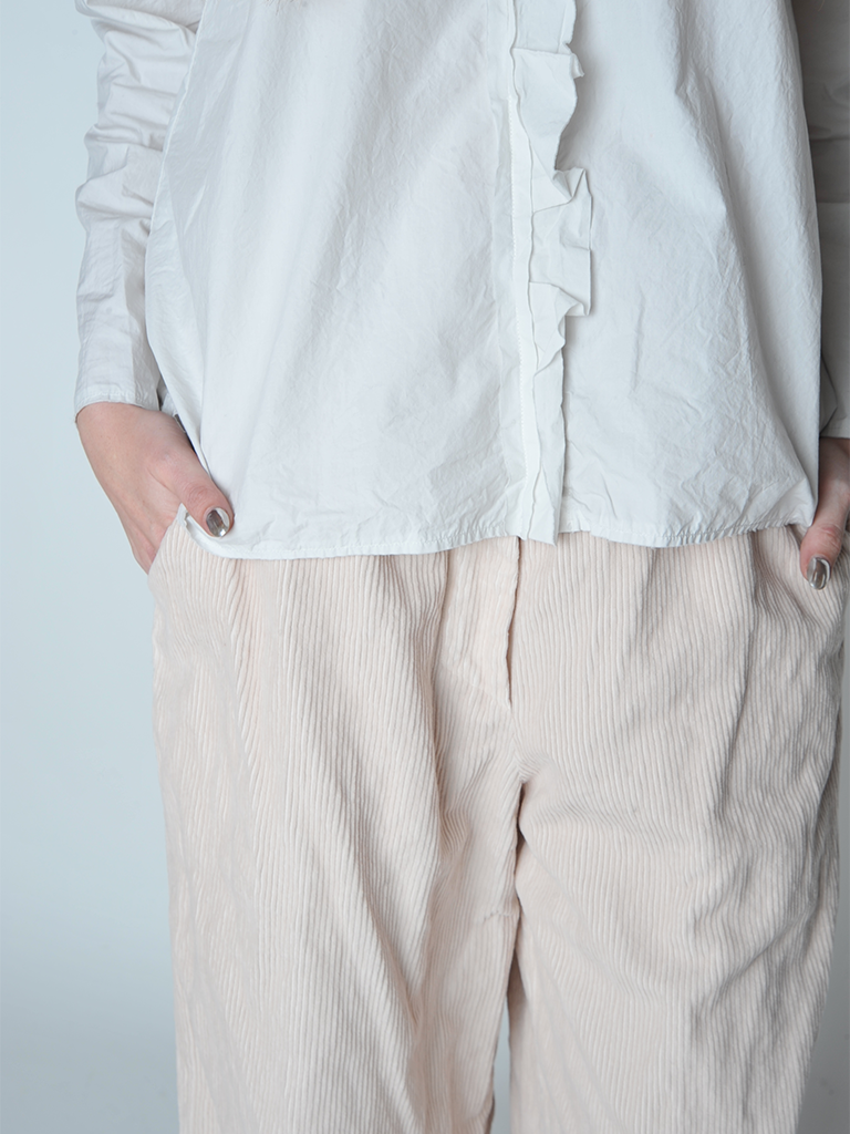 Blush Corduroy Blic Trouser