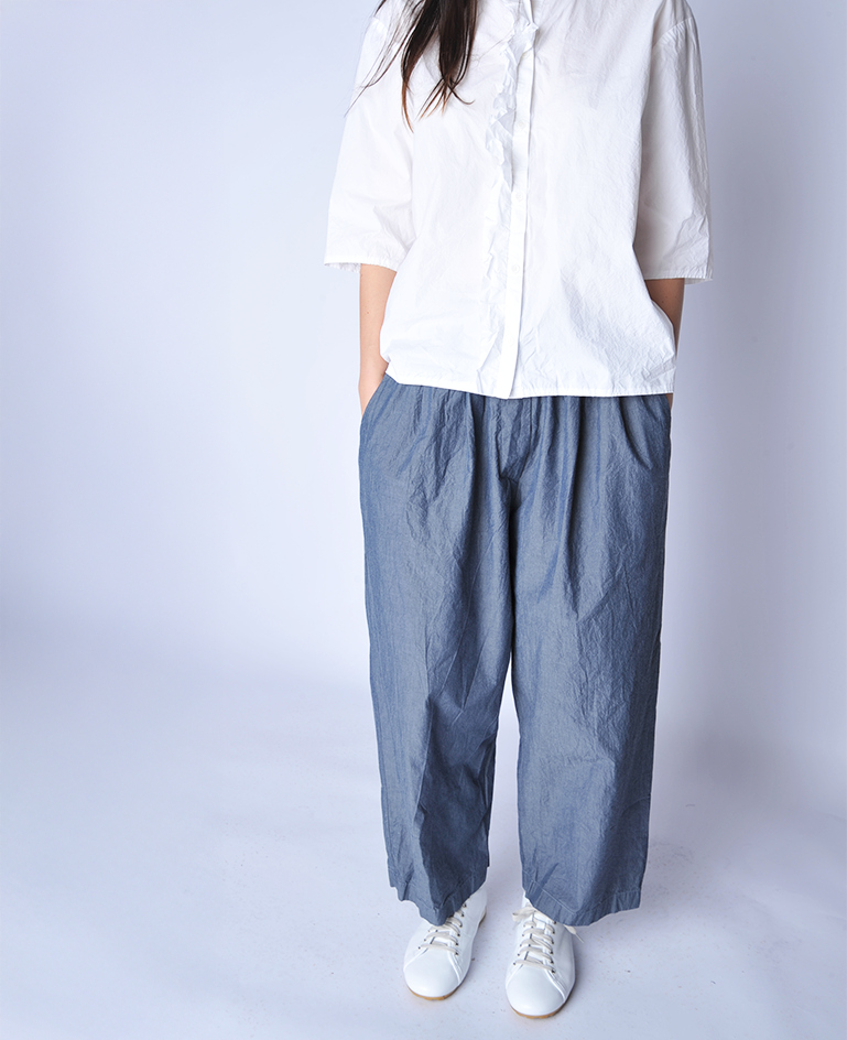 Denim Blue Big Loomi Pant - Roztayger