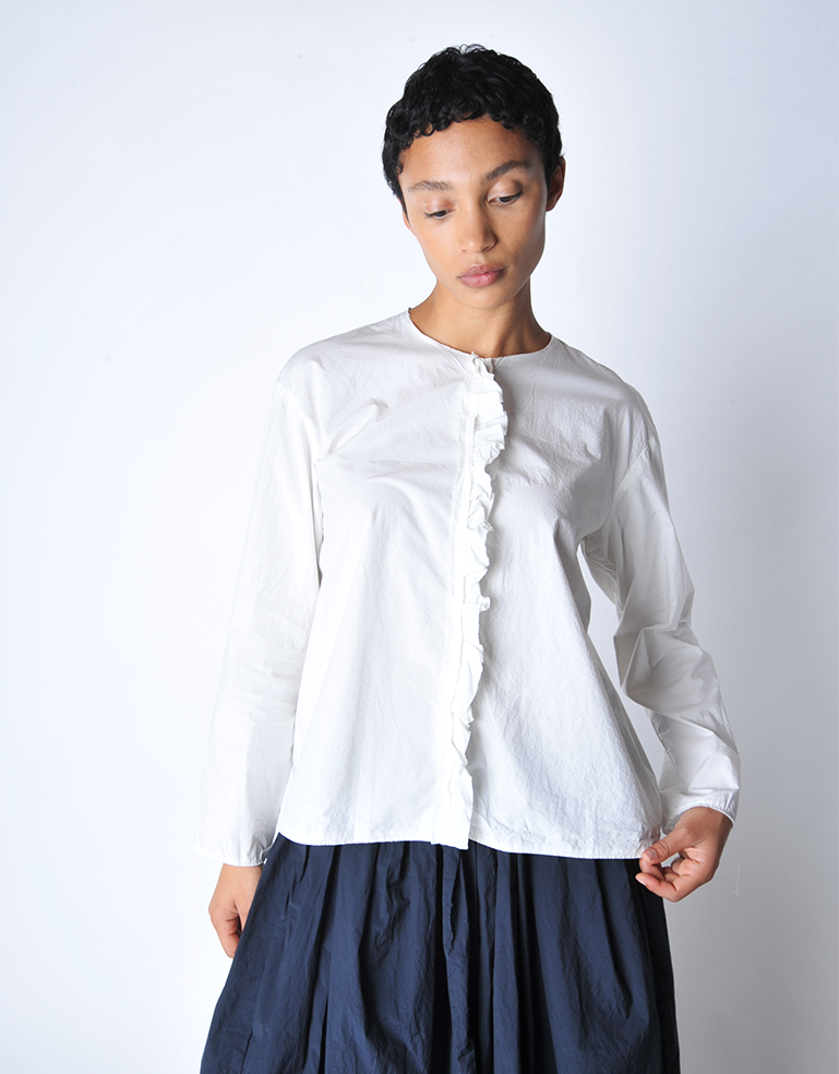 
                  
                    Idrofix Long Sleeve Ruffle Girl Shirt - Roztayger
                  
                
