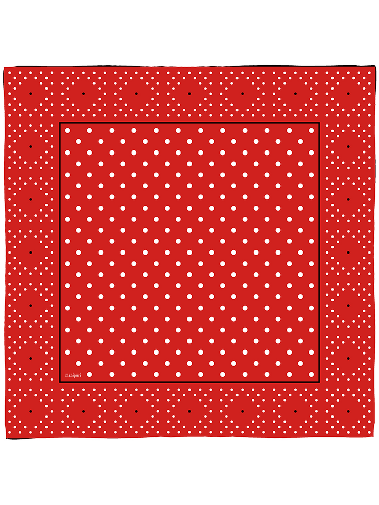 
                  
                    Red  Dot Silk  Scarf - Roztayger
                  
                