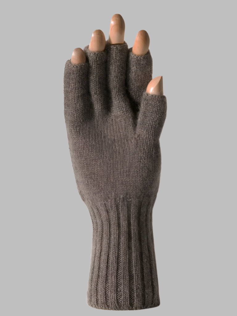 Ash Cashmere Fingerless Gloves