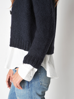 Navy Elizabeth Sweater