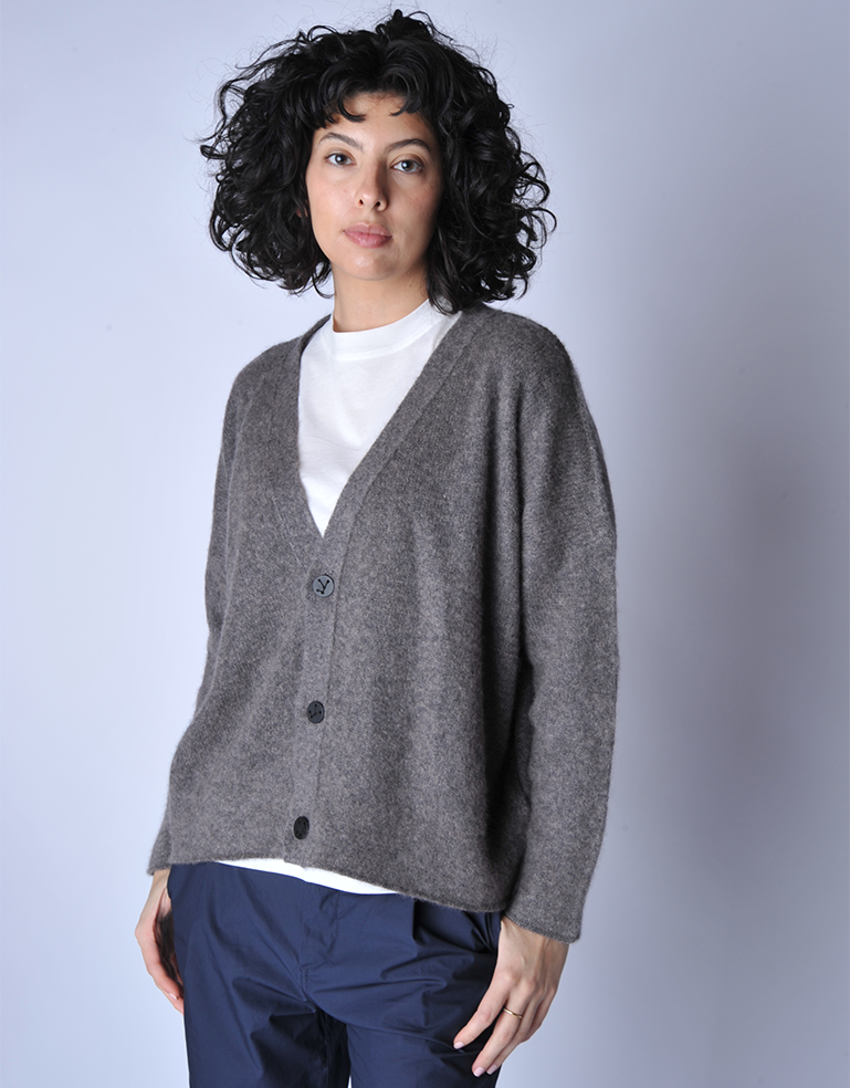 Earthy Ila Cashmere Cardigan - Roztayger