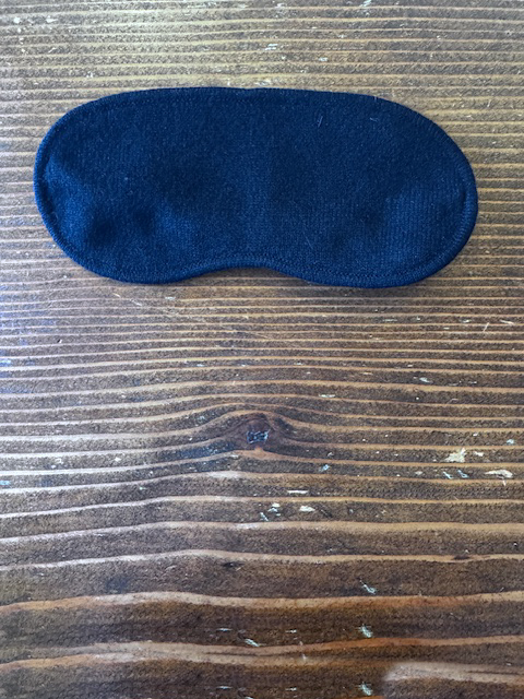 Black Cashmere Eye Mask - Roztayger