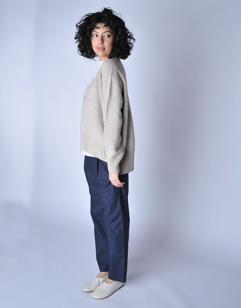 Feather Aire Chunky Knit Cardigan - Roztayger