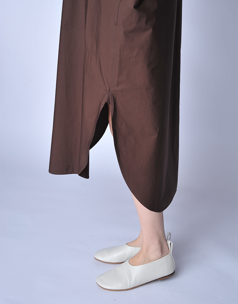 Cacao Drom Curved Hem Dress - Roztayger