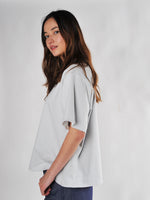 Titanium off white Teo fleece shirt - Roztayger