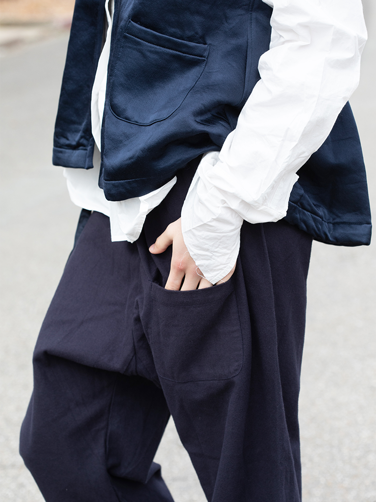 Dark Navy Reversible Flight Vest