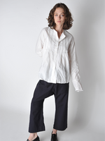 White Pleat Shirt