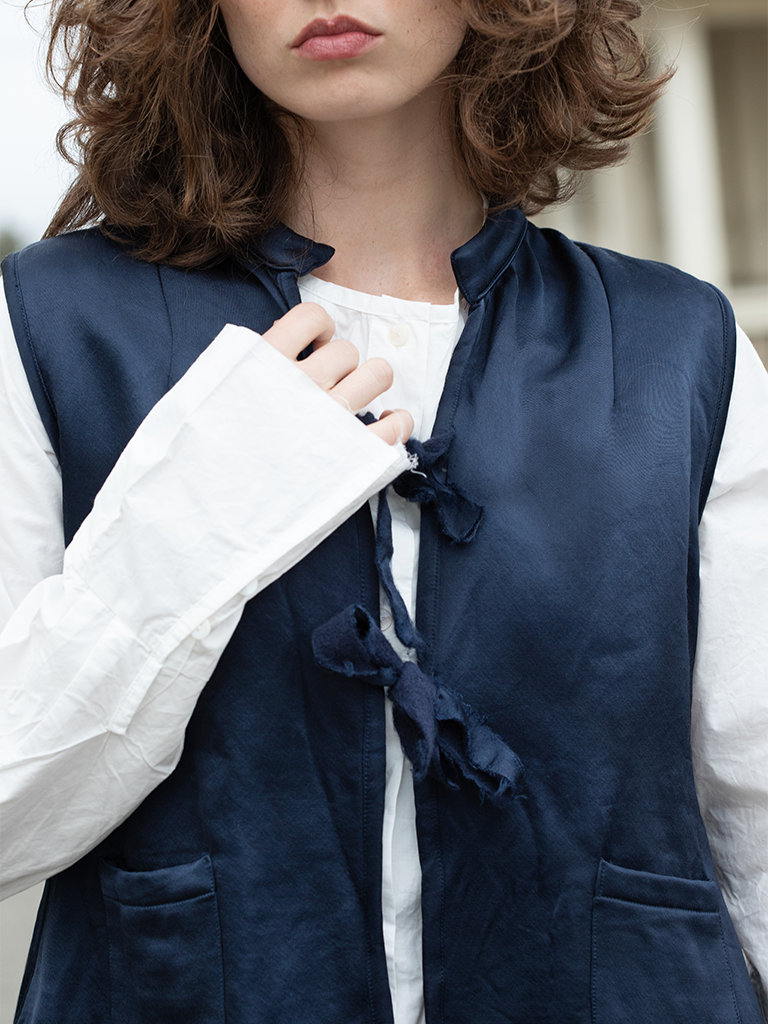 Dark Navy Reversible Flight Vest